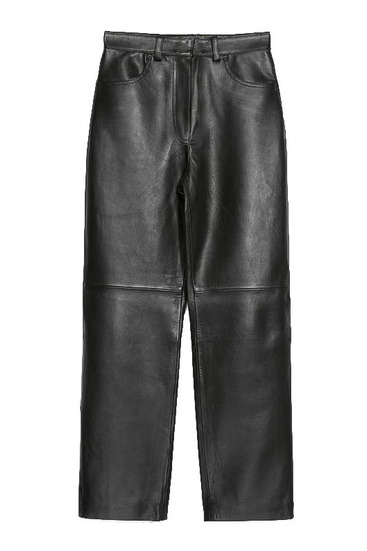 Kelsey Vegan Leather Trouser - BIDA Boutique