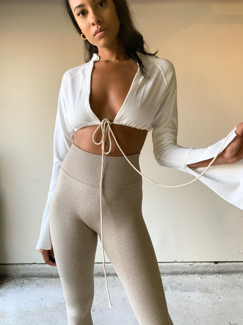 Mia Cropped Sweater - BIDA Boutique